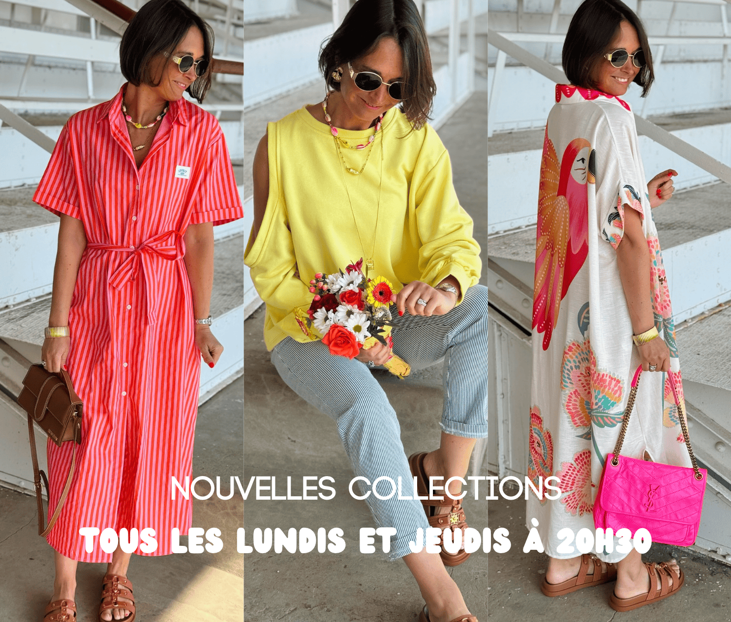 mode femme nouvelle collection printemps femmes enceintes classe et chic robes longues, baskets SUN28 , robes habillées, sequins, SUN68, baskets femmes