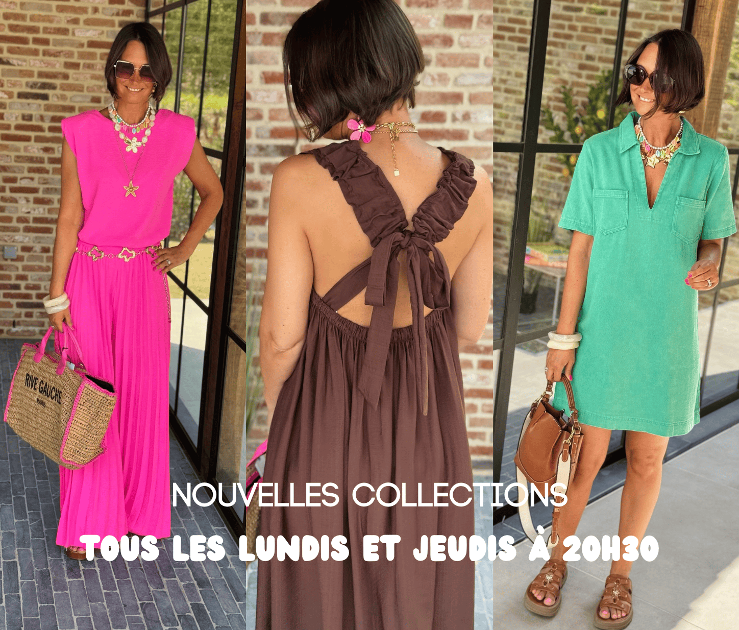 mode femme nouvelle collection été femmes enceintes classe et chic robes longues, baskets SUN28 , robes habillées, sequins, sweats, tendance mode