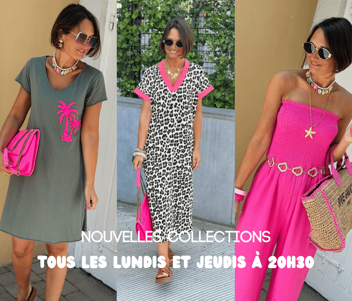mode femme nouvelle collection été femmes enceintes classe et chic robes longues, baskets SUN28 , robes habillées, sequins, sweats, tendance mode