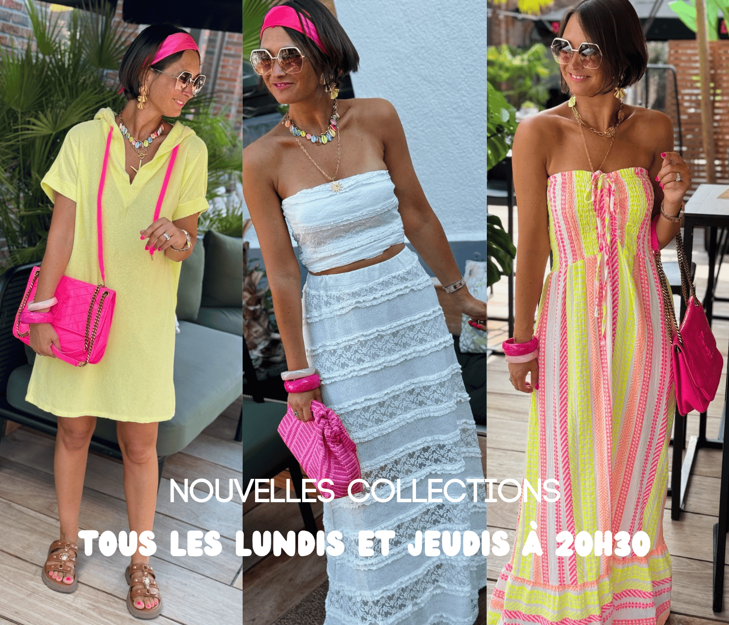 mode femme nouvelle collection été femmes enceintes classe et chic robes longues, baskets SUN28 , robes habillées, sequins, sweats, tendance mode